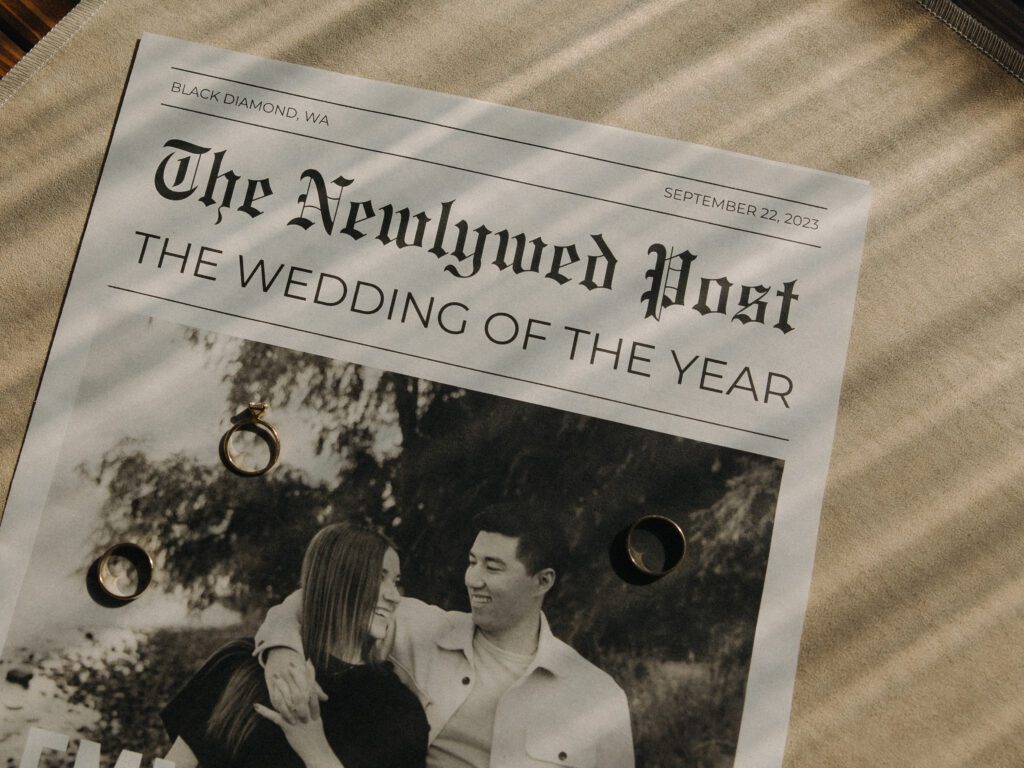 a newlywed newspaper 